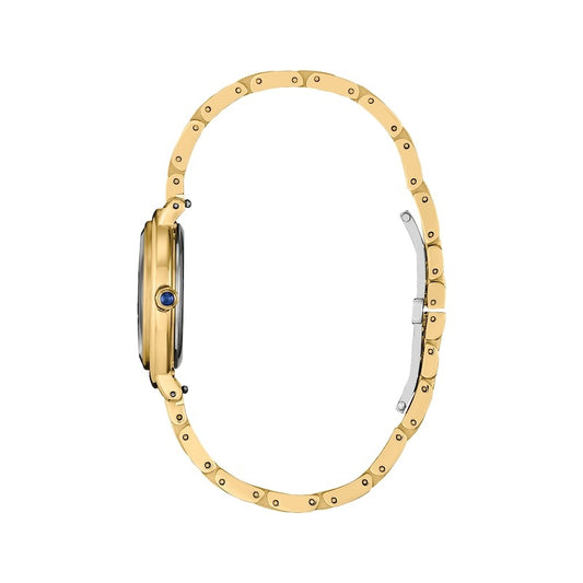 Citizen L Arcly Diamond Royal Blue Gold Tone Watch