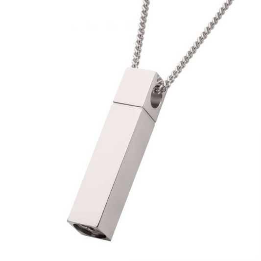 Sterling Silver Keepsake Urn Engravable Pendant