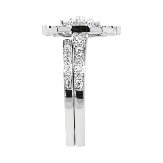 14K Diamond Vintage Inspired Semi-Mount Engagement Ring