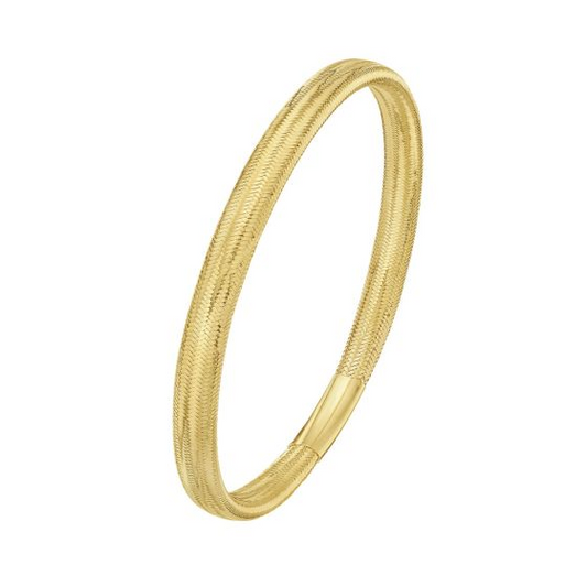 14K Medium Stretch Mesh Bangle Bracelet