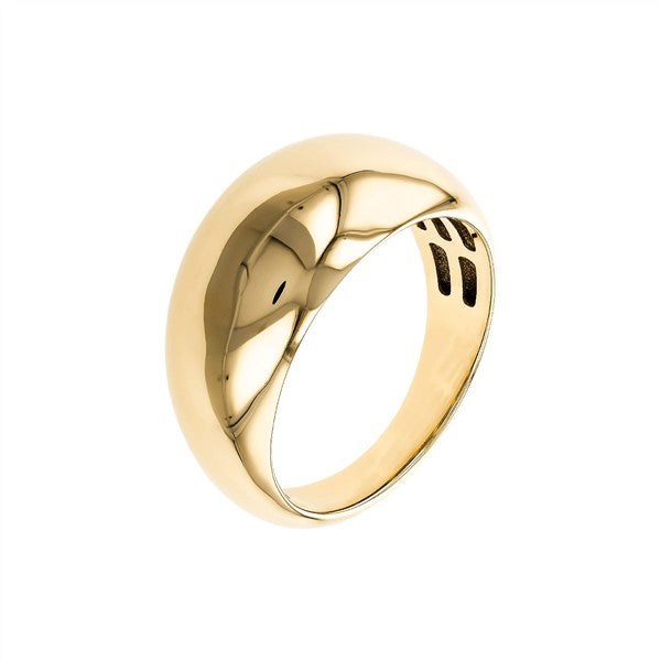 14 Karat Yellow Gold Dome Fashion Ring