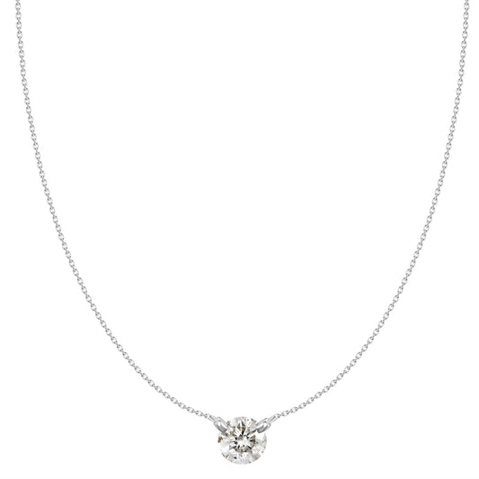18K 1/2ctw Faux-Drilled Diamond Necklace