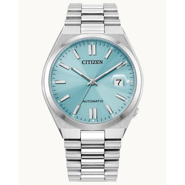 Citizen TSUYOSA Light Aqua Blue Automatic Watch