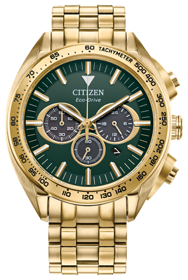 Citizen Eco-Drive "Carson" Sport Luxury Stainless Steel Watch