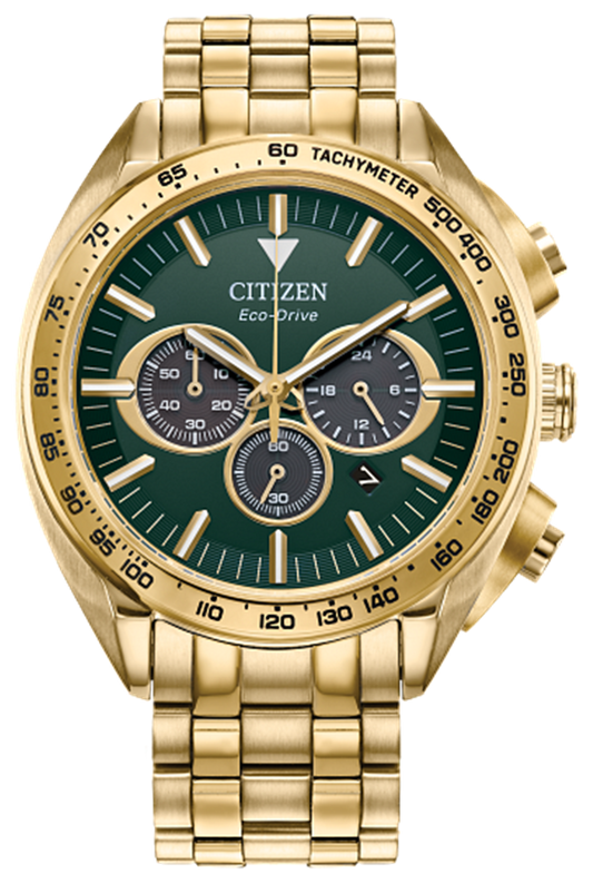 Citizen Eco-Drive "Carson" Sport Luxury Stainless Steel Watch