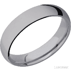 5 mm wide Domed Tantalum band.