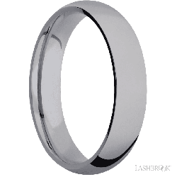 5 mm wide Domed Tantalum band.