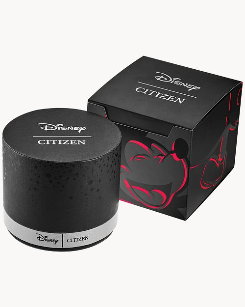Citizen Eco Drive Disney Mickey Shadow Blush Leather Watch