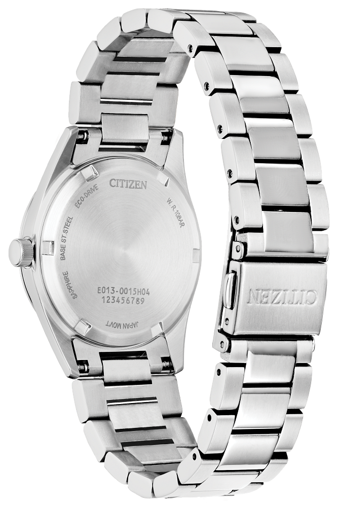 Citizen Sport Luxury Light Blue & Stainless Steel Link Watch