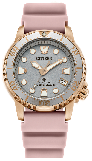 Citizen Eco-Drive Rose Blush Promaster Dive Stainless Steel Watch