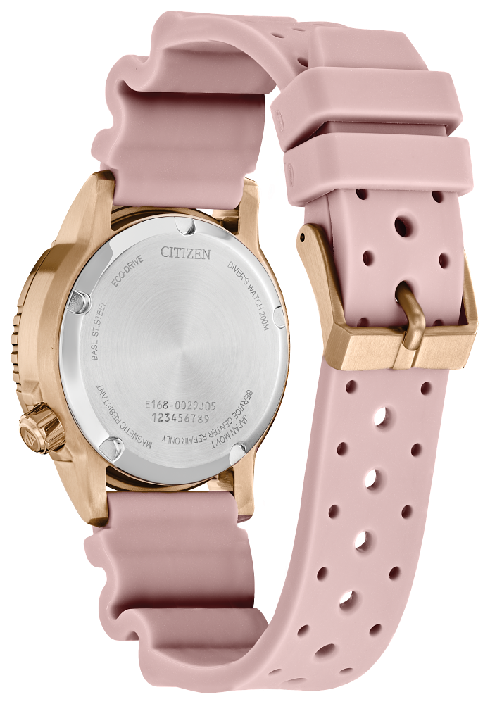 Citizen Eco-Drive Rose Blush Promaster Dive Stainless Steel Watch
