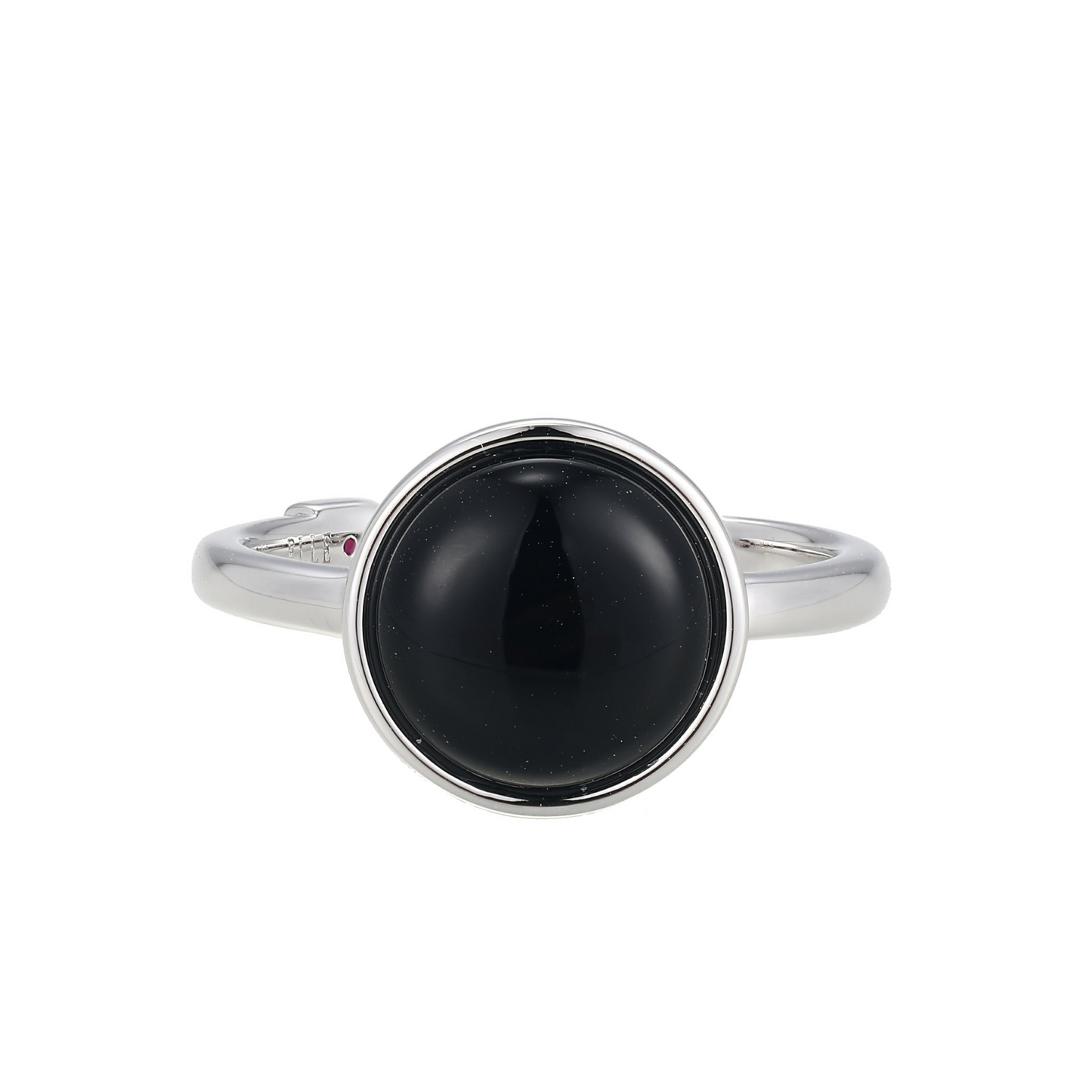 Sterling Silver Black Agate Ring