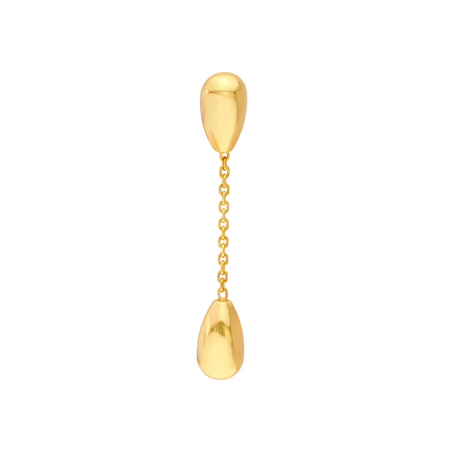 14K Teardrop Stud Earrings