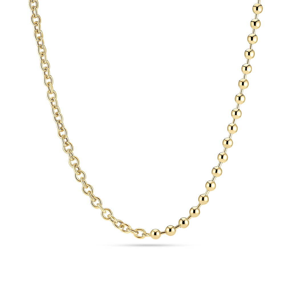 18K Gold Plated Beaded Bormio Chain