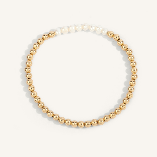 Sterling Silver 14K Gold Plated Birthstone Bar Bracelet