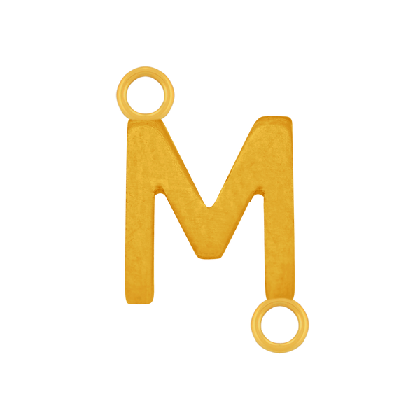 14 Karat Yellow Gold J Initial Charms