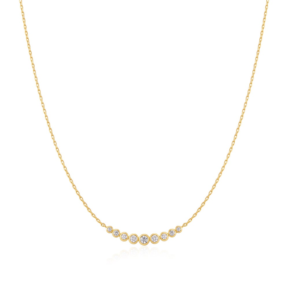 Sterling Silver Rhodium-Plated Tone Graduated Bezel