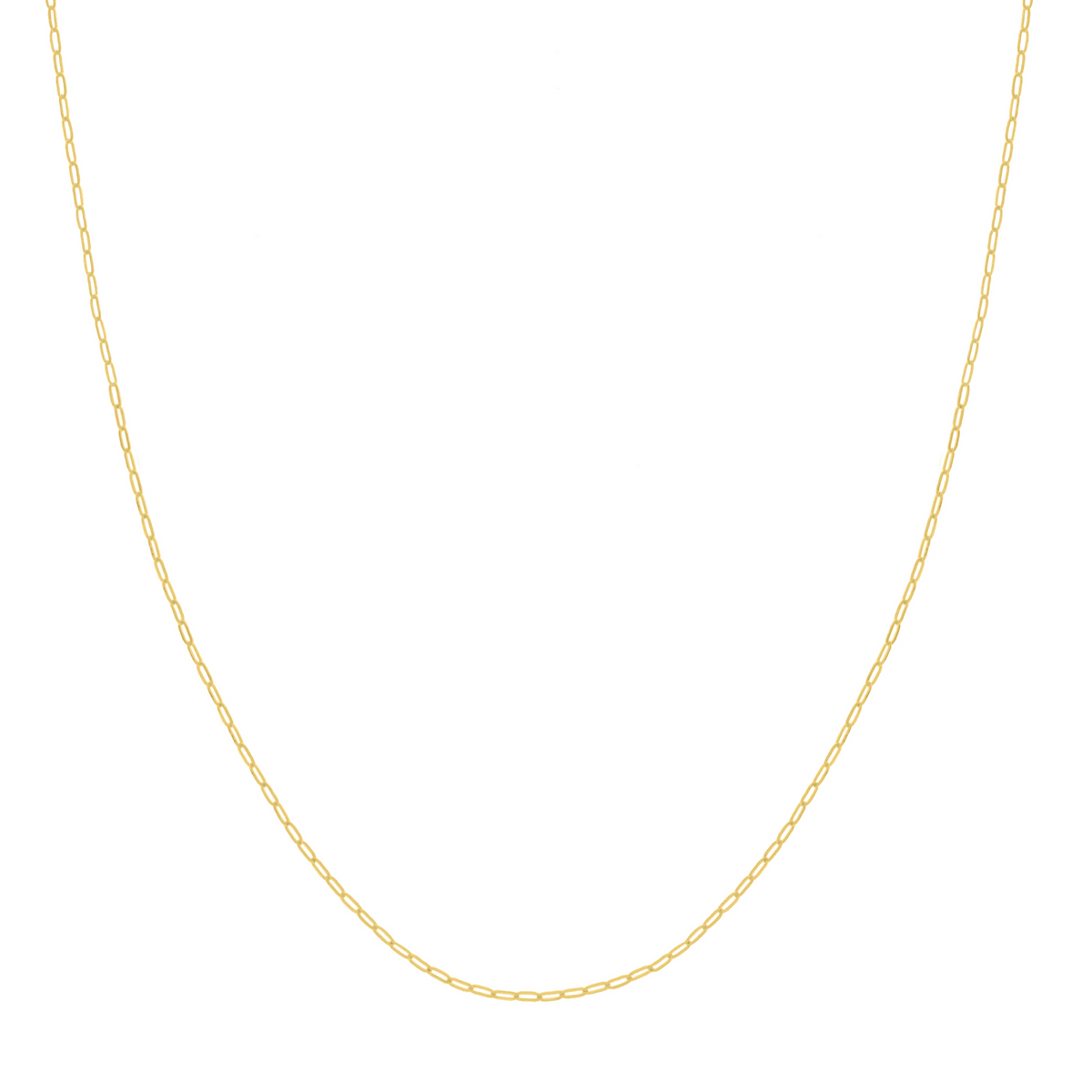 14K Paper Clip Chain