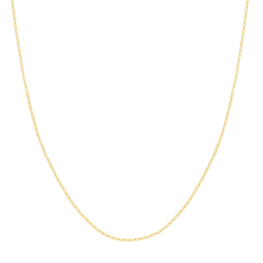 14K Paper Clip Chain