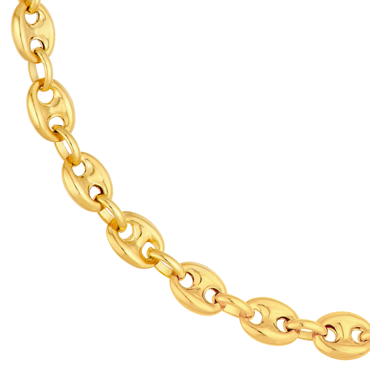 14K Puff Marier Lariat Chain Necklace