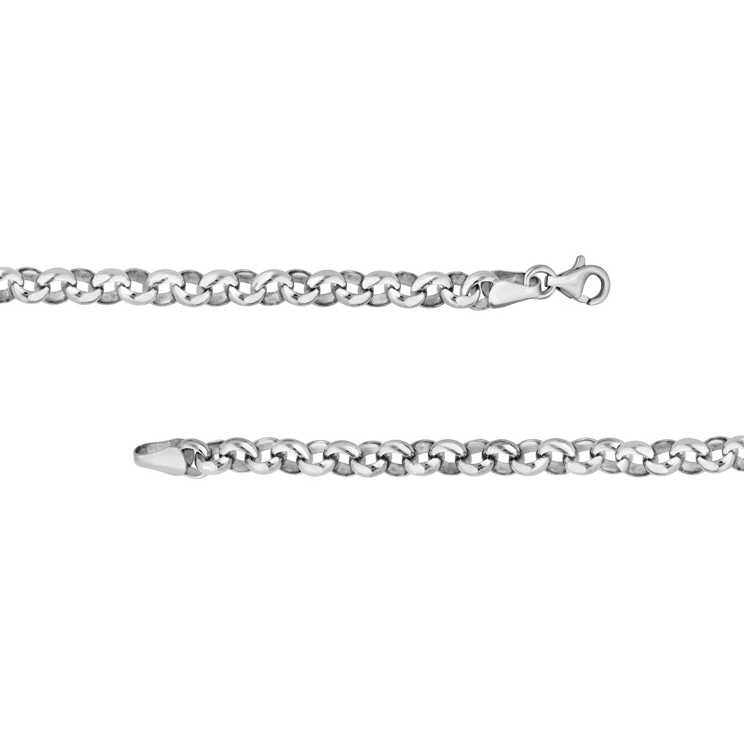 Sterling Silver 5.20mm Rolo Chain Bracelet