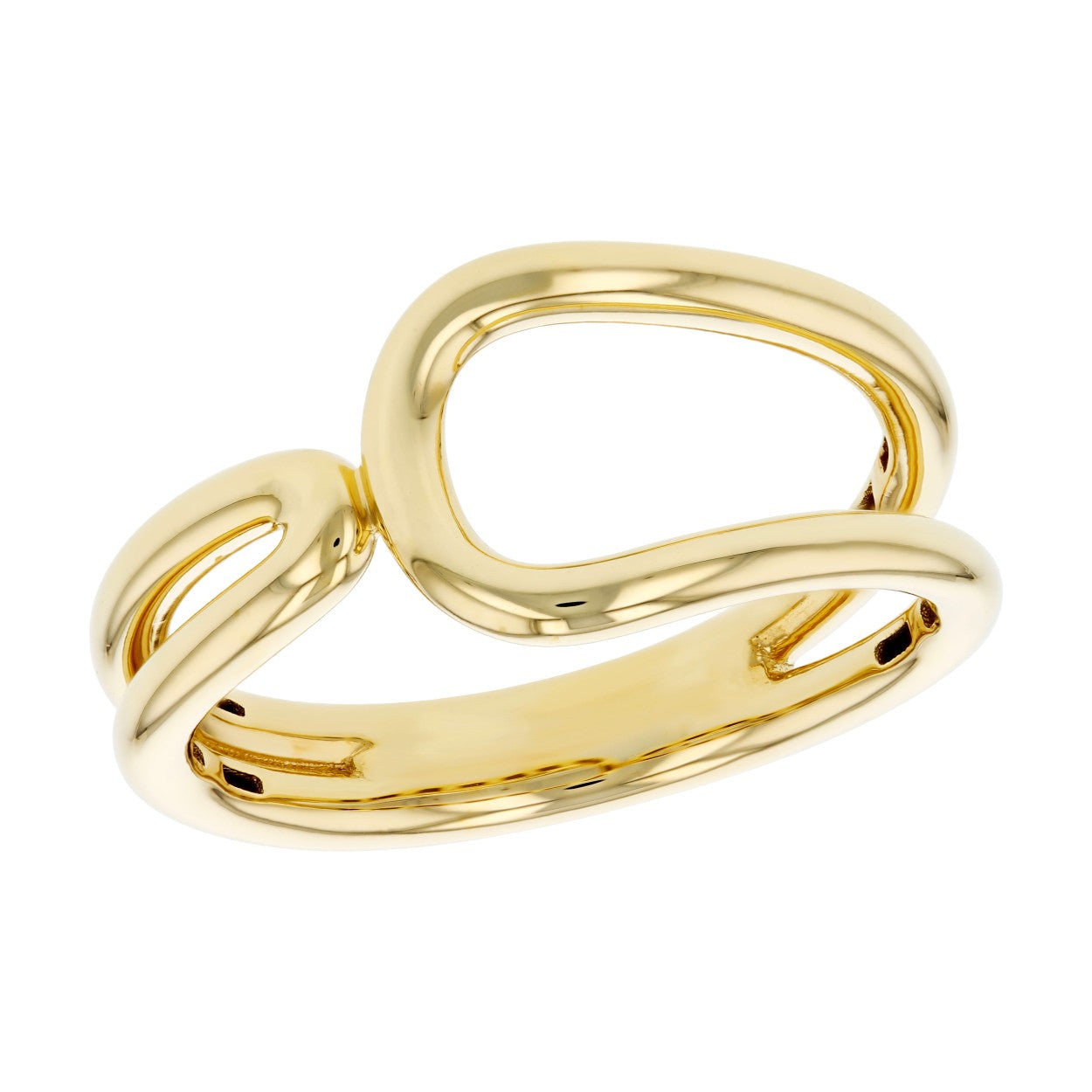 14 Karat Yellow Organic Polished Fashion Ring