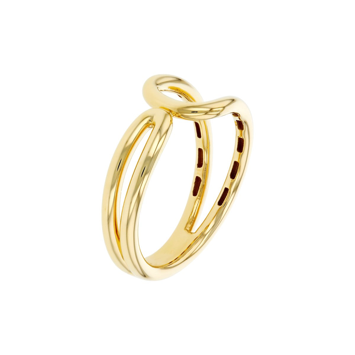 14 Karat Yellow Organic Polished Fashion Ring