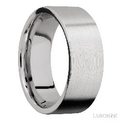 8 mm wide Flat Cobalt Chrome band.