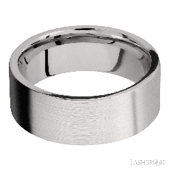 8 mm wide Flat Cobalt Chrome band.