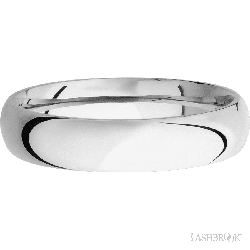 5 mm wide Domed Cobalt Chrome band.