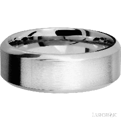 8 mm wide High Bevel Cobalt Chrome band.