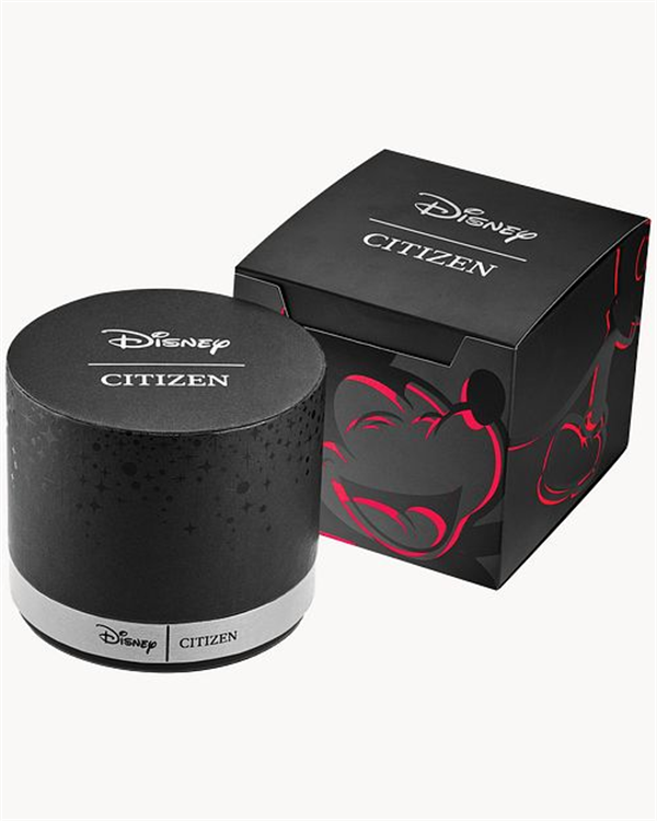 Citizen Eco Drive Disney Mickey Shadow Blush Leather Watch
