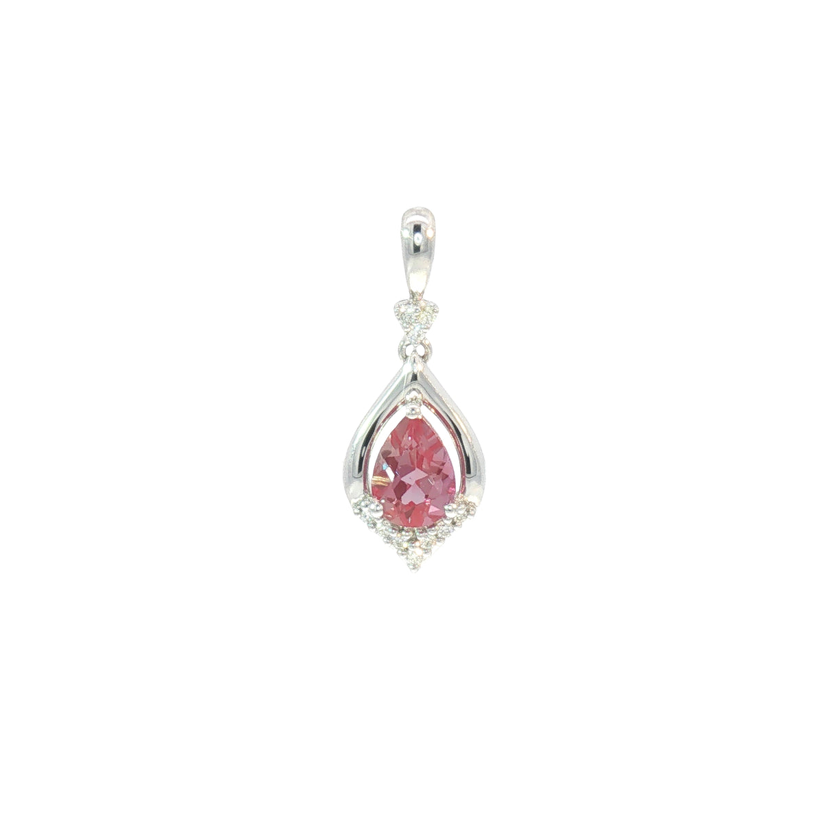 14K Pear Alexandrite Drop Pendant