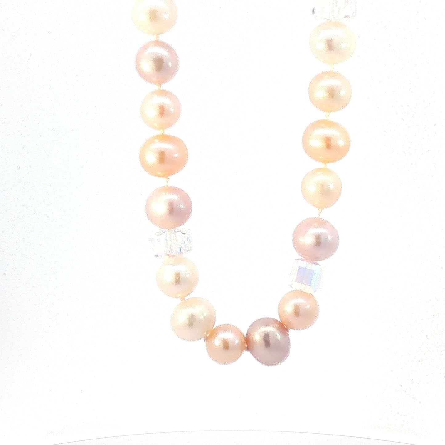 Sterling Silver Pearl Accented Strand Strand