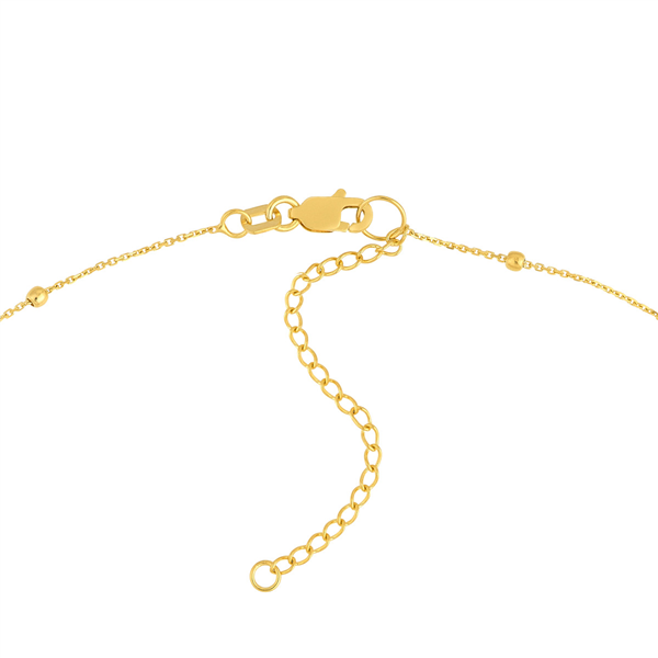 14K Moveable Links Love Knot Necklace