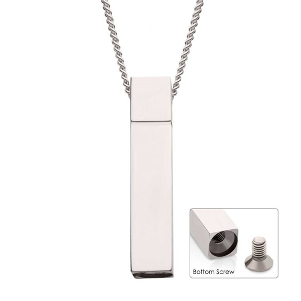 Sterling Silver Keepsake Urn Engravable Pendant